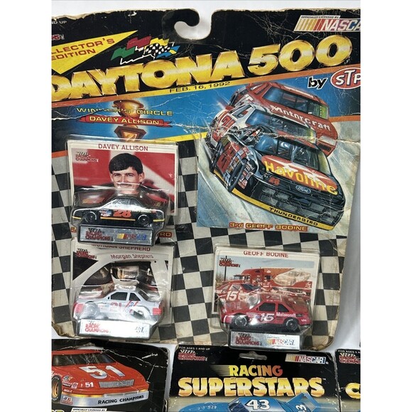 Racing Champions Nascar Lot Key Ring Daytona 500 Stock Car Superstars Plymouth - Picture 3 of 13